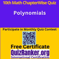 Class 10 Math Polynomials MCQ Test