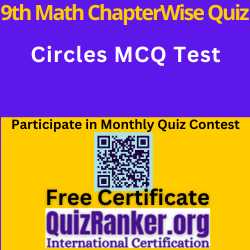 Class 9 Maths Circles MCQ