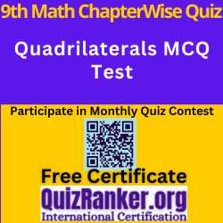 Class 9 Maths Quadrilaterals MCQ