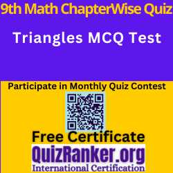 Class 9 Maths Triangles MCQ