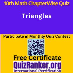 Math Triangles MCQ Test