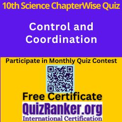 Science Control and Coordination MCQ Test