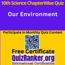 Science Our Environment MCQ Test